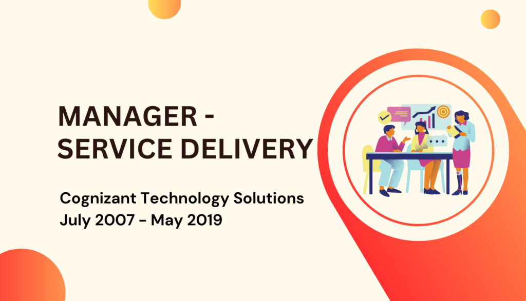 Deepa Ajish - Manager Service Delivery